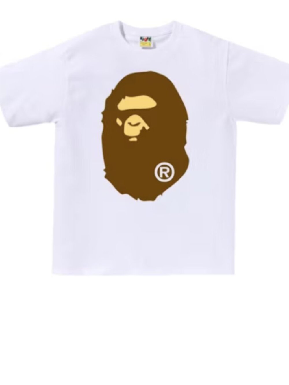 BAPE Big Ape Head Tee White Size Medium